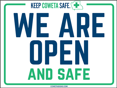 We Are Open & Safe