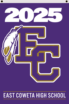 Class of 2025 East Coweta Pole Flag
