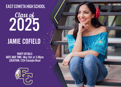East Coweta Graduation Announcement/Invitation